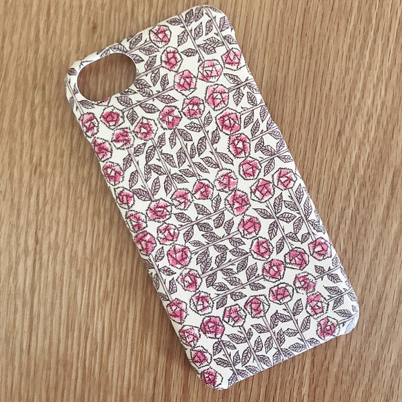所有iPhone型號/兼容各種智能手機*您可以輸入一個名字♡Liberty Sleeping Rose Pink Custom 第1張的照片