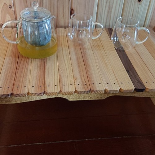 日本公式店 フォールディング 木製 米軍実物 希少 テーブル 　01 アウトドア 折畳み テーブル/チェア