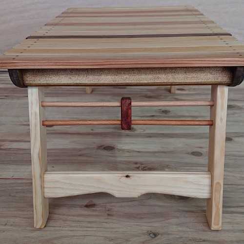 ちょっとおしゃれな折りたたみテーブル① 木製 キャンプ アウトドア