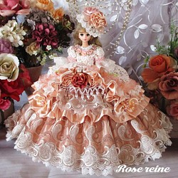 soldベルサイユの薔薇 ヴィンテージピンクの可憐なシルエットプリンセスドレス 1枚目の画像