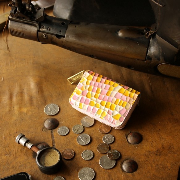 [永久免費保證] 流行可愛 ☆ 彩色玻璃糖果桃子檸檬硬幣盒零錢包 第1張的照片