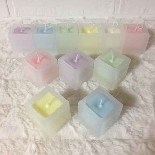 キュートなパステル6色カラーのソイキャンドル キャンドル キャンドルホルダー Haku Candle 通販 Creema クリーマ ハンドメイド 手作り クラフト作品の販売サイト