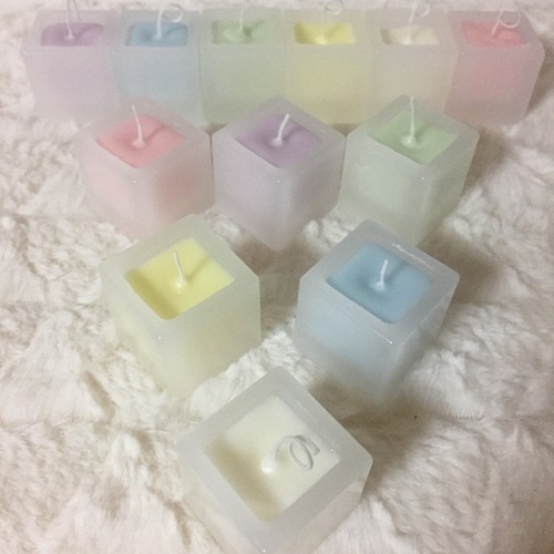 キュートなパステル6色カラーのソイキャンドル キャンドル キャンドルホルダー Haku Candle 通販 Creema クリーマ ハンドメイド 手作り クラフト作品の販売サイト