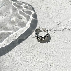【silver925】individualistic ring （r024） 1枚目の画像