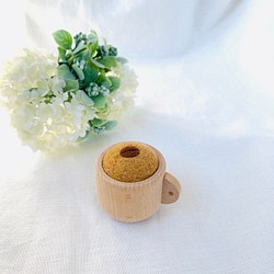ピンクッション☆コーヒーカップ【羊毛フェルト】 1枚目の画像