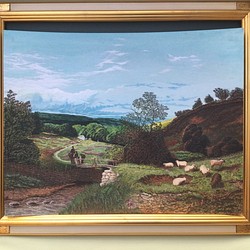 人物と羊のいる風景⁺ｒ（ジョン・J・バンクス） 1枚目の画像