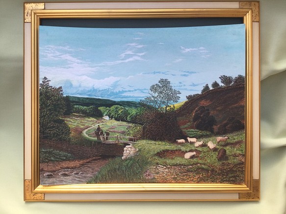 人物と羊のいる風景⁺ｒ（ジョン・J・バンクス） 1枚目の画像