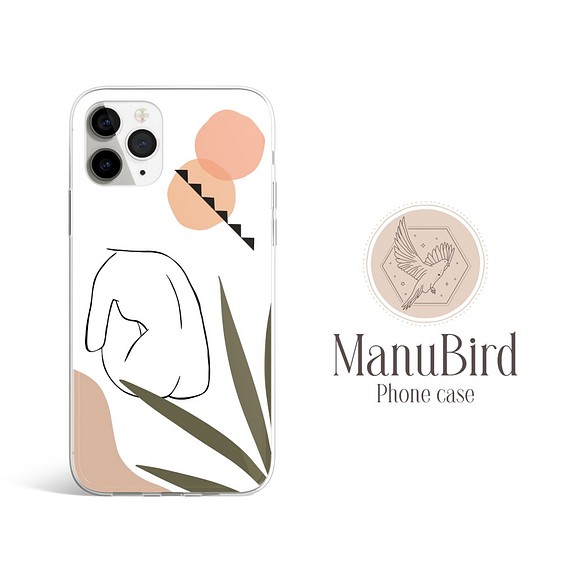 ほぼ全機種対応 女性 葉 太陽 ミニマリスト シンプル おしゃれ スマホケース 73 スマホケース カバー Manubird 通販 Creema クリーマ ハンドメイド 手作り クラフト作品の販売サイト