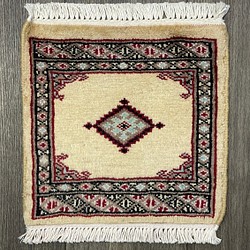 可愛いミニラグ サイズの絨毯手織りパキスタン産31cmx70cmラグ-