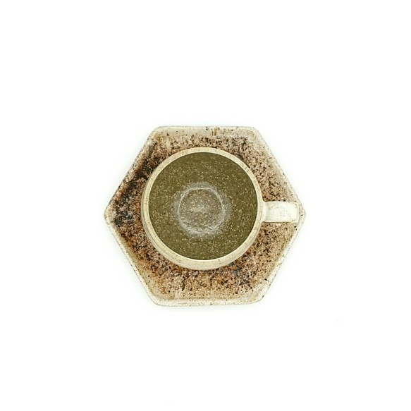 【陶器】◆TVチャンピオン陶芸王が作る器・究極のコーヒーカップ ver.15.3『芥子唐津』 4枚目の画像
