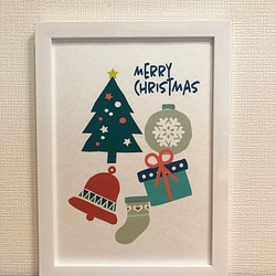 クリスマス　デザインポスター【クリスマス】 1枚目の画像