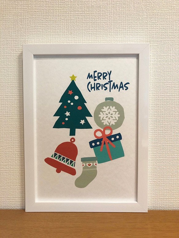 クリスマス　デザインポスター【クリスマス】 1枚目の画像