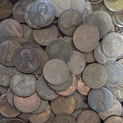 ラッキーペニー 10枚　アメリカ 1セント硬貨 （未洗浄） 1枚目の画像