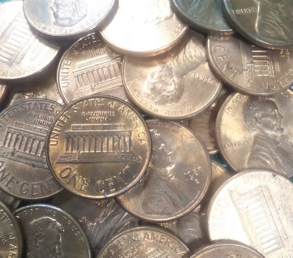 アメリカ１セント硬貨ー2082-