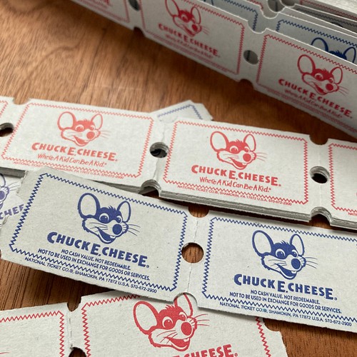 チャッキーチーズチケット80枚 未使用 c タグ・台紙 Pokke 通販