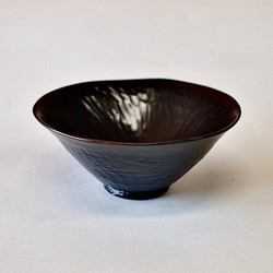 朝顔形茶椀「黒花」 1枚目の画像