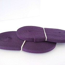 真田紐　古代紫　9㎜　巾着紐　袋真田　和雑貨用　紐　 1枚目の画像