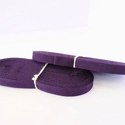 真田紐　古代紫　12㎜　巾着紐　袋真田　和雑貨用　紐　 1枚目の画像
