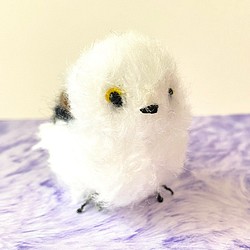 【再販】雪の妖精❄︎シマエナガちゃんのふわもこぬいぐるみ/人形　シマエナガ　小鳥　鳥　野鳥　プチギフト 1枚目の画像