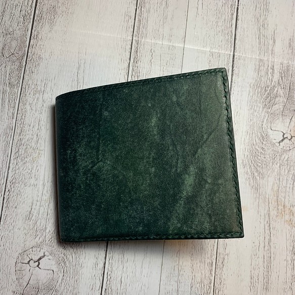 【マヤベリー】シンプルな二つ折りウォレット 二つ折り財布 Radora Leather 通販｜Creema(クリーマ)