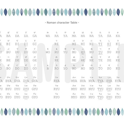 ローマ字表 北欧風デザイン 即日受取可能 雑貨 その他 Omena 通販 Creema クリーマ ハンドメイド 手作り クラフト作品の販売サイト