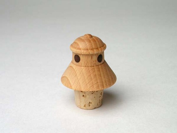 木製瓶塞（幽浮造型） 第1張的照片