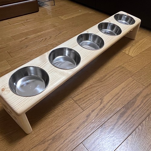 フードスタンド フードテーブル 食器台 餌入 餌台 犬 猫用 おもちゃ ペット小物 Boo 通販 Creema クリーマ ハンドメイド 手作り クラフト作品の販売サイト