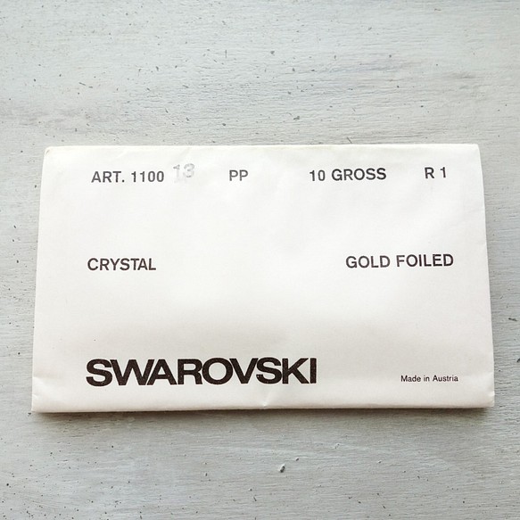 オーストリア製 1970s スワロフスキー クリスタル PP13 Art.1100 (30個) 1枚目の画像