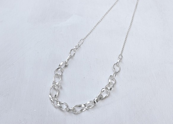 ”to be continued"silver necklace 第1張的照片