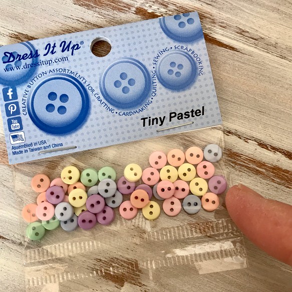 From US　tiny ボタン　＊Tiny  Pastel＊ 1枚目の画像