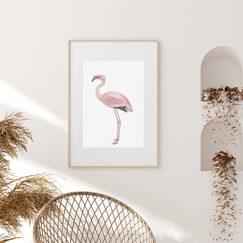 フラミンゴ アートポスター 16 Flamingo イラスト Aina Studio 通販 Creema クリーマ ハンドメイド 手作り クラフト作品の販売サイト