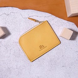 L型拉鍊零錢包 L Zip Coin Wallet / 黃色 Yellow