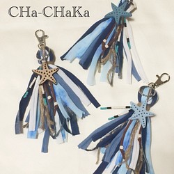 サーフ系タッセルバッグチャーム 小物・ファッション雑貨 CHa-CHaKa 