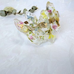 お花の氷柱 crystal バングル 1枚目の画像