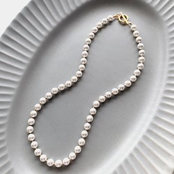 necklace  ♥︎  数量限定　♥︎  貝パール×ゴールド　ネックレス 1枚目の画像