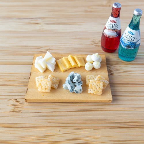 ミニチュアフード チーズ＆クラッカー 5種類 盛り合わせ ミニチュア 