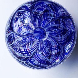 青紫フラワーパターン（一輪挿し） 1枚目の画像