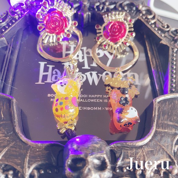 Halloweenデビル猫ちゃんピアス ピアス（その他） JUERU♛accessory