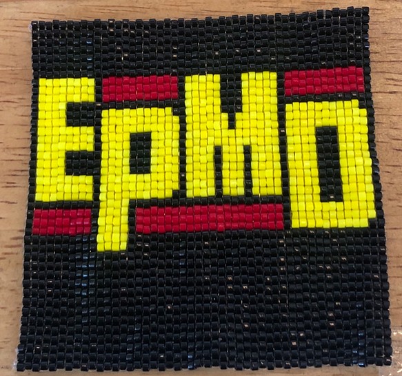 beads  coaster epmd hiphop logo 1枚目の画像