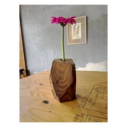 木工　一輪挿し　花瓶 1枚目の画像