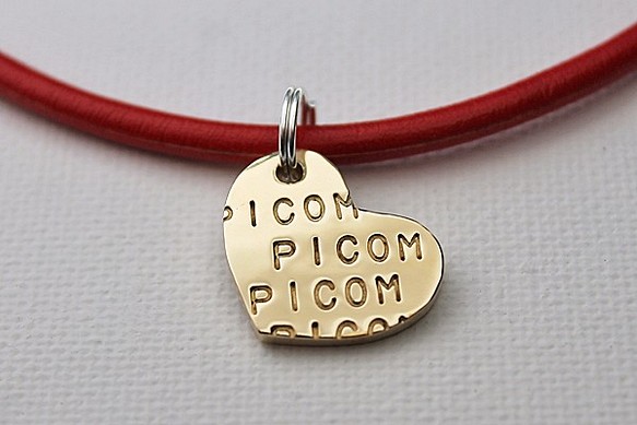 失卡★黃銅心巧克力皮錶帶型Picom 第1張的照片