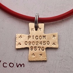 遺失卡★黃銅交叉皮錶帶型Picom 第1張的照片