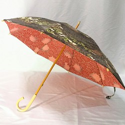 正絹　自分へのご褒美日傘  ダブル仕立て 二重張り ＵＶスプレー処理  着物リメイク 1枚目の画像