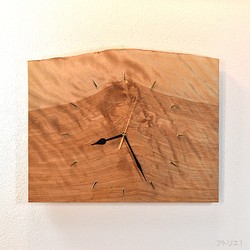 「送料無料」赤富士の雄大な絵画のような掛け時計【クオーツ時計】 1枚目の画像