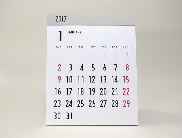 2017カレンダー （卓上） 1枚目の画像