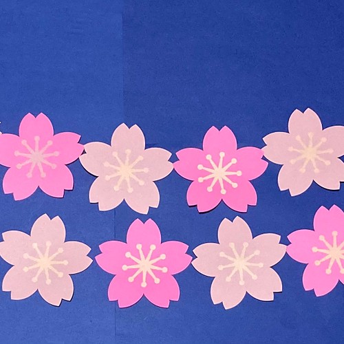 壁面飾り 桜の花 型紙 London 通販 Creema クリーマ ハンドメイド 手作り クラフト作品の販売サイト