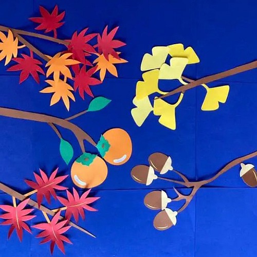 壁面飾り 秋の木々 型紙 London 通販 Creema クリーマ ハンドメイド 手作り クラフト作品の販売サイト