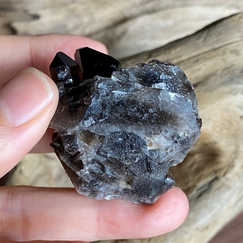 アーカンソー スモーキークォーツ クラスター 02 水晶ポイント 天然石 