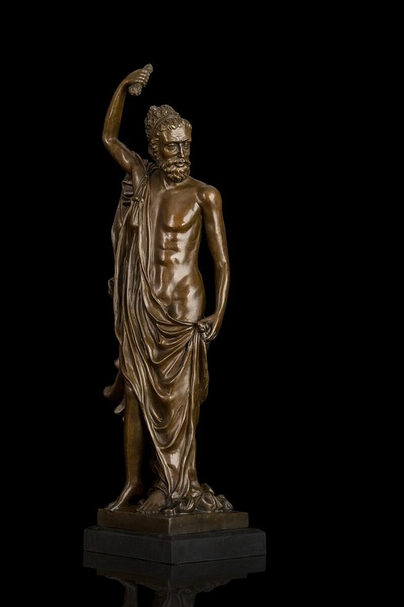 大人気ブロンズ像 男子 インテリア家具 置物 彫刻 銅像 彫像 美術品