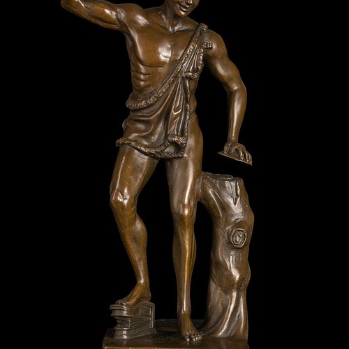 超人気大型ブロンズ像 戦士名品 インテリア家具 置物 彫刻 銅像 彫像